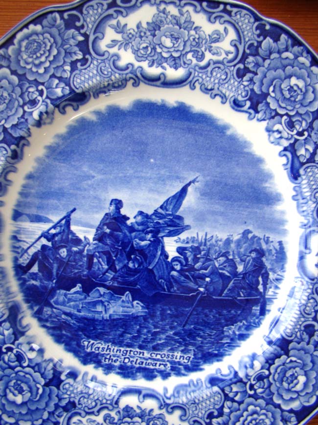 A fine set of 10 George Washington Bicentenary Commemorative Plates made in 1932 by Crown Ducal — image 3